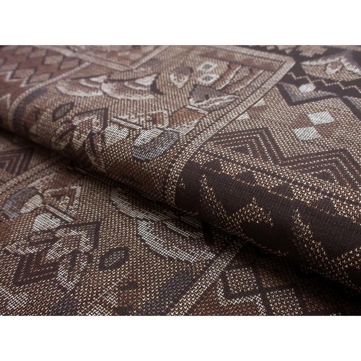 紬　【大島紬】九マルキ　身幅３Ｌ寸