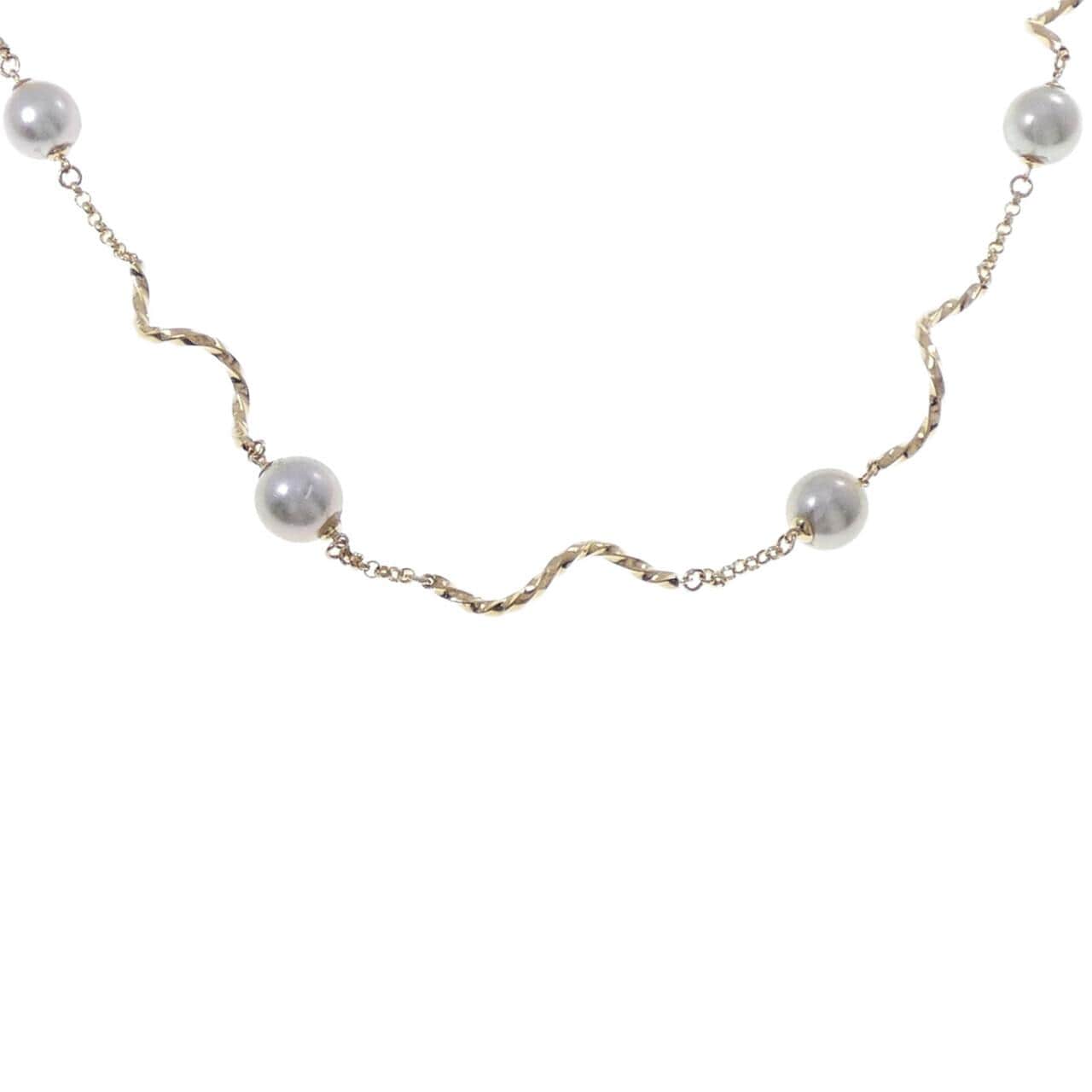 K18YG アコヤパール ネックレス