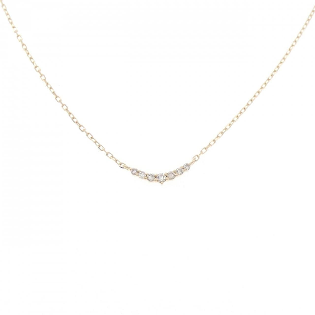 アガット ダイヤモンド ネックレス 0.05CT