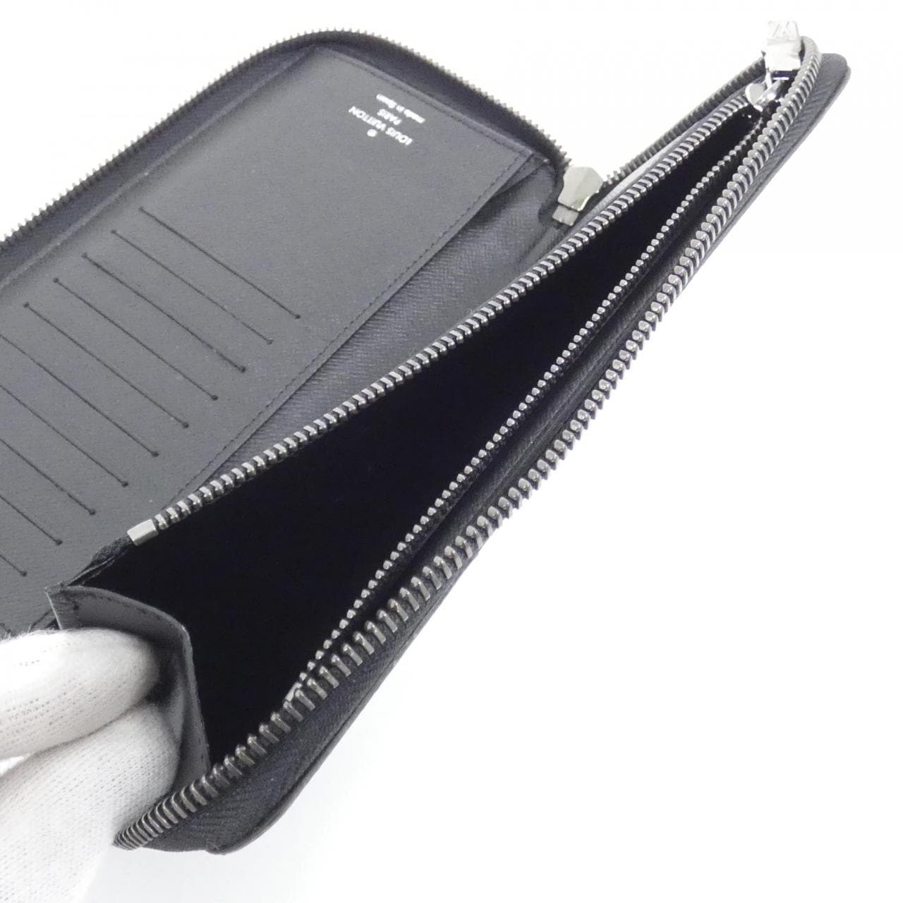 ルイヴィトン モノグラム エクリプス ジッピー ウォレット ヴェルティカル M62295 財布