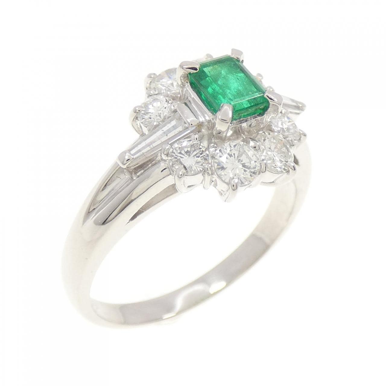 PT エメラルド リング 0.39CT