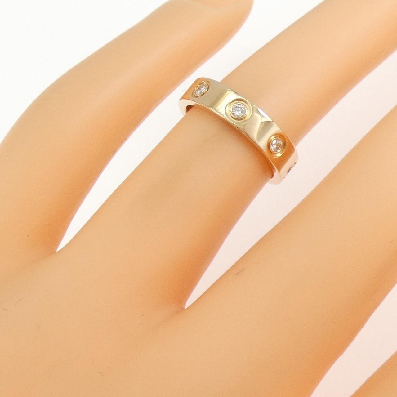 カルティエ ミニラブ フルダイヤ リング