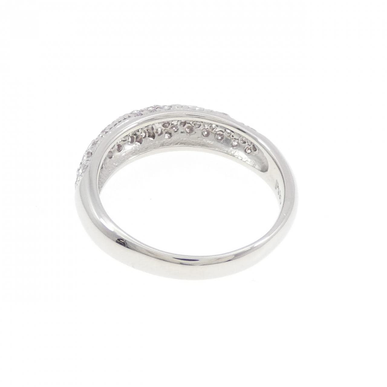 PT900 パヴェ ピンクダイヤモンド リング 0.33CT