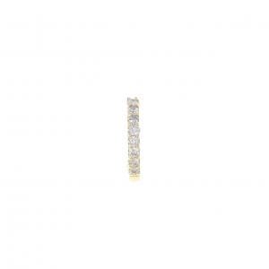 K18YG ダイヤモンド ピアス 0.10CT 片耳