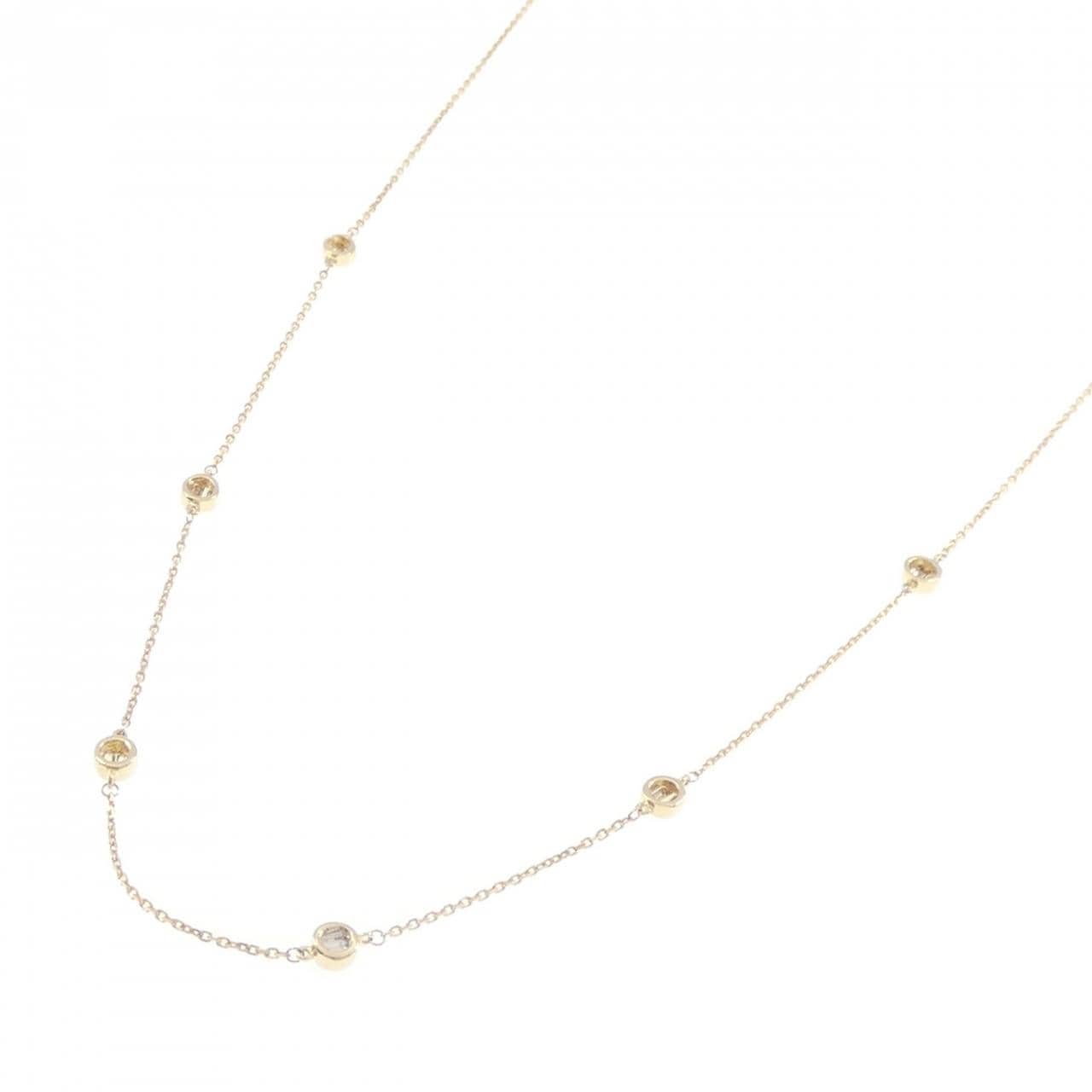 K18YG ダイヤモンド ネックレス