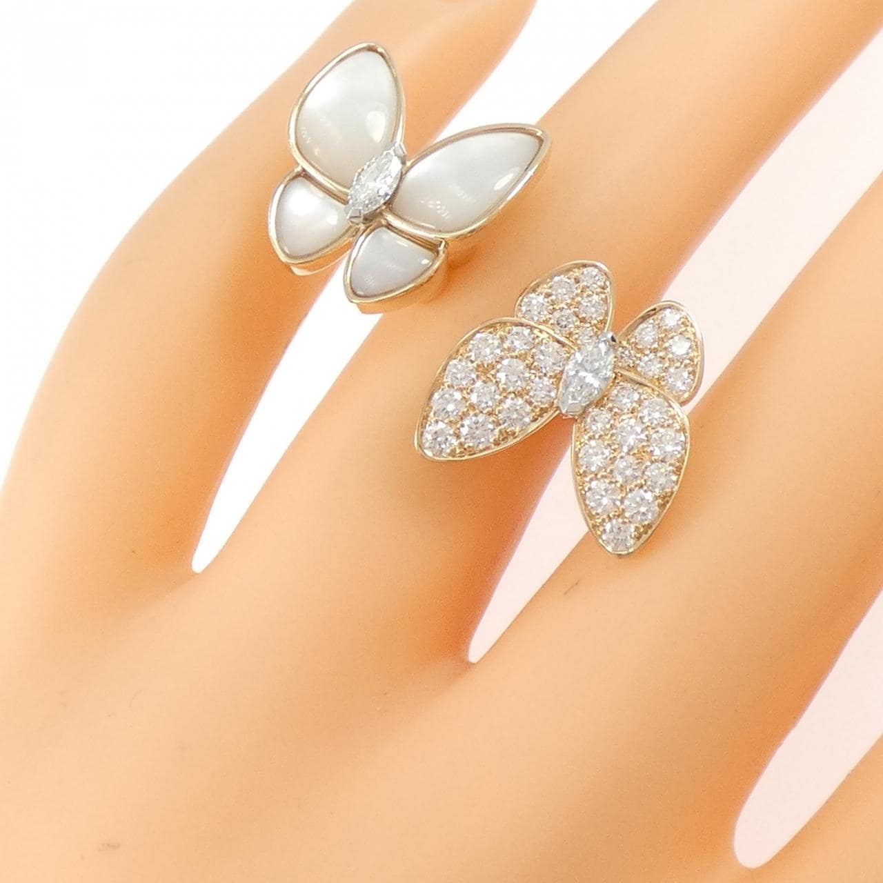 ヴァンクリーフ&アーペル ドゥ パピヨン アントレ レ ドア リング