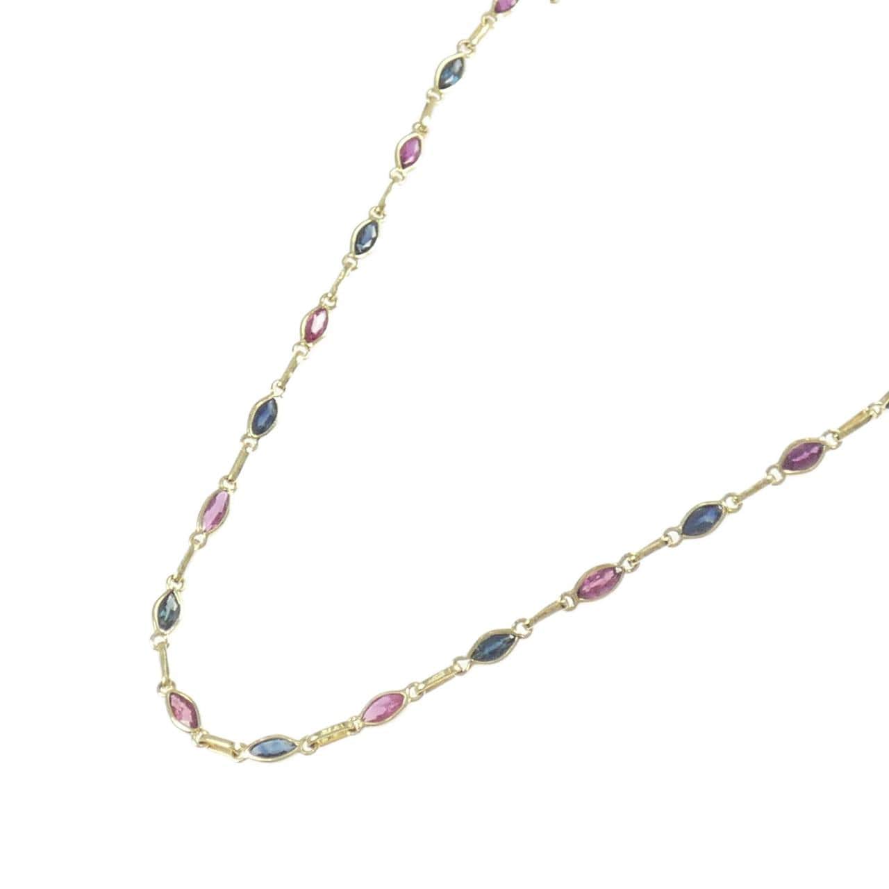 750YG ルビー ネックレス