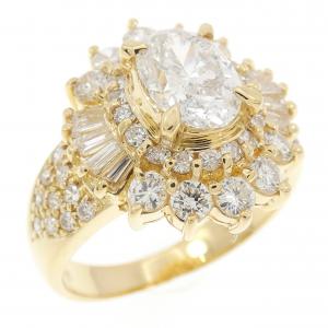 K18YG ダイヤモンド リング 0.93CT