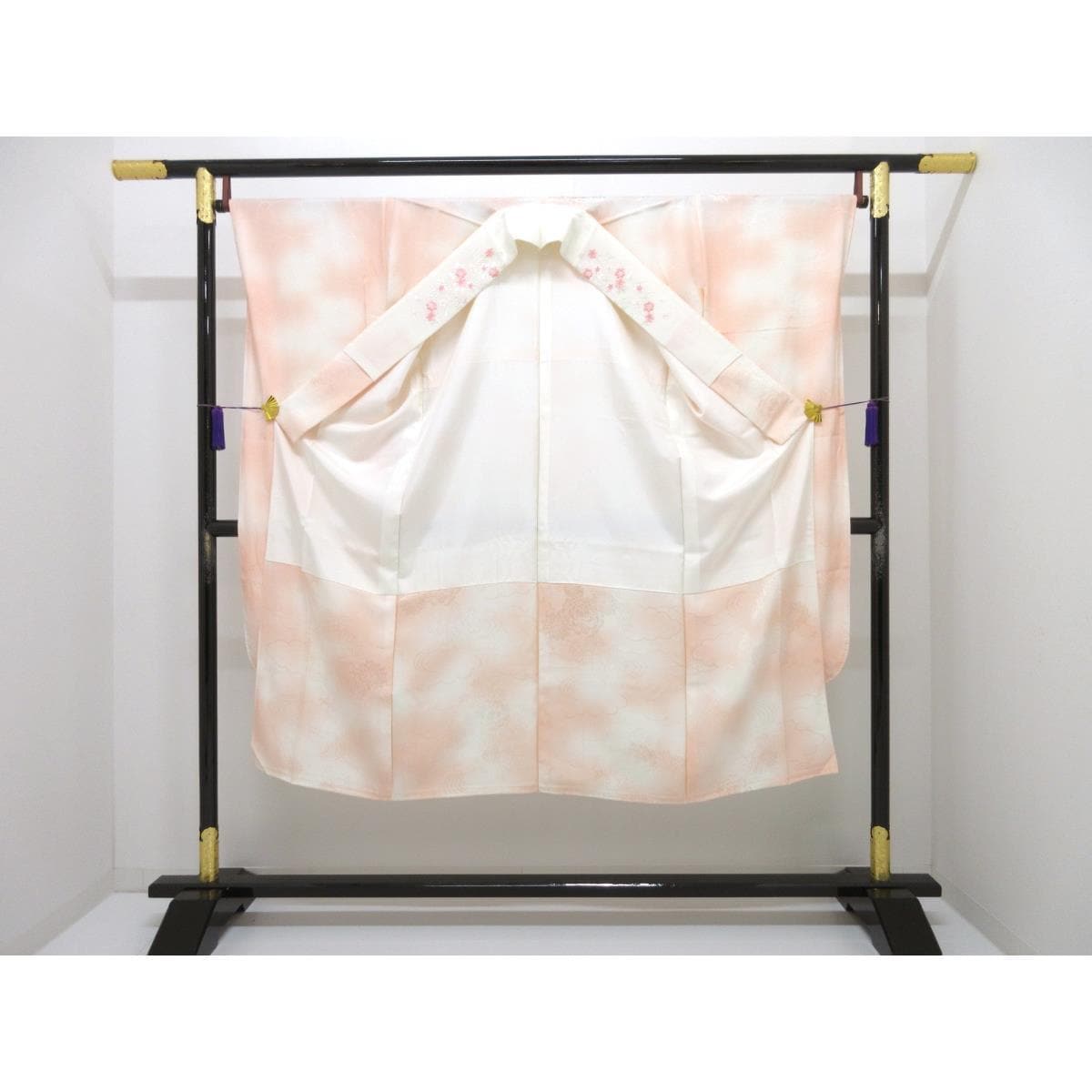 長襦袢　振袖　ボカシ染　広衿