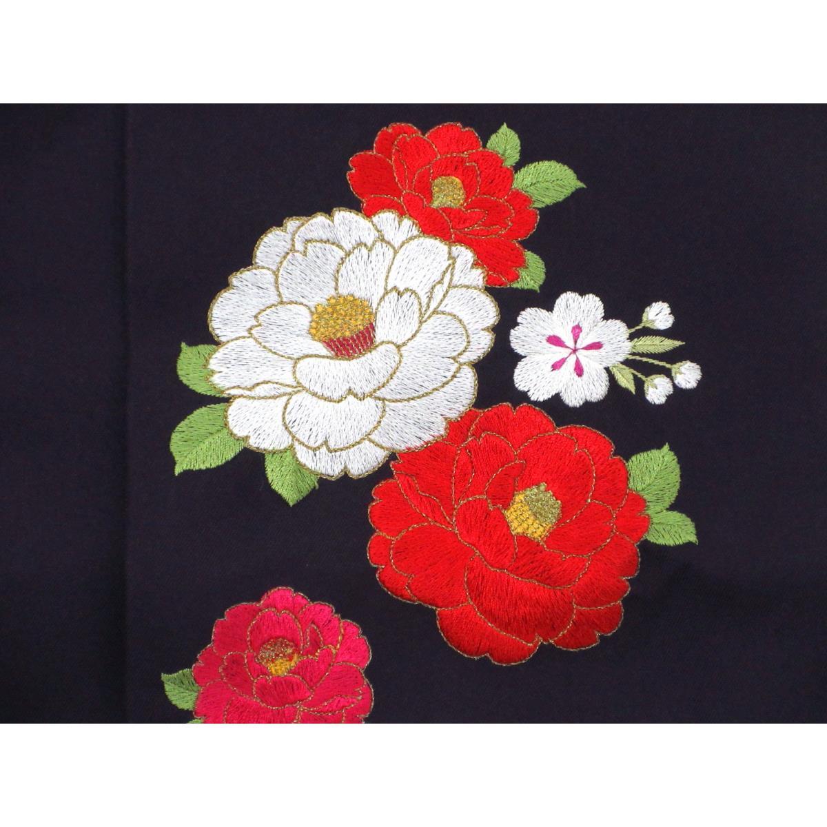 女袴　九重　刺繍入り　紐下９４ｃｍ　Ｌサイズ