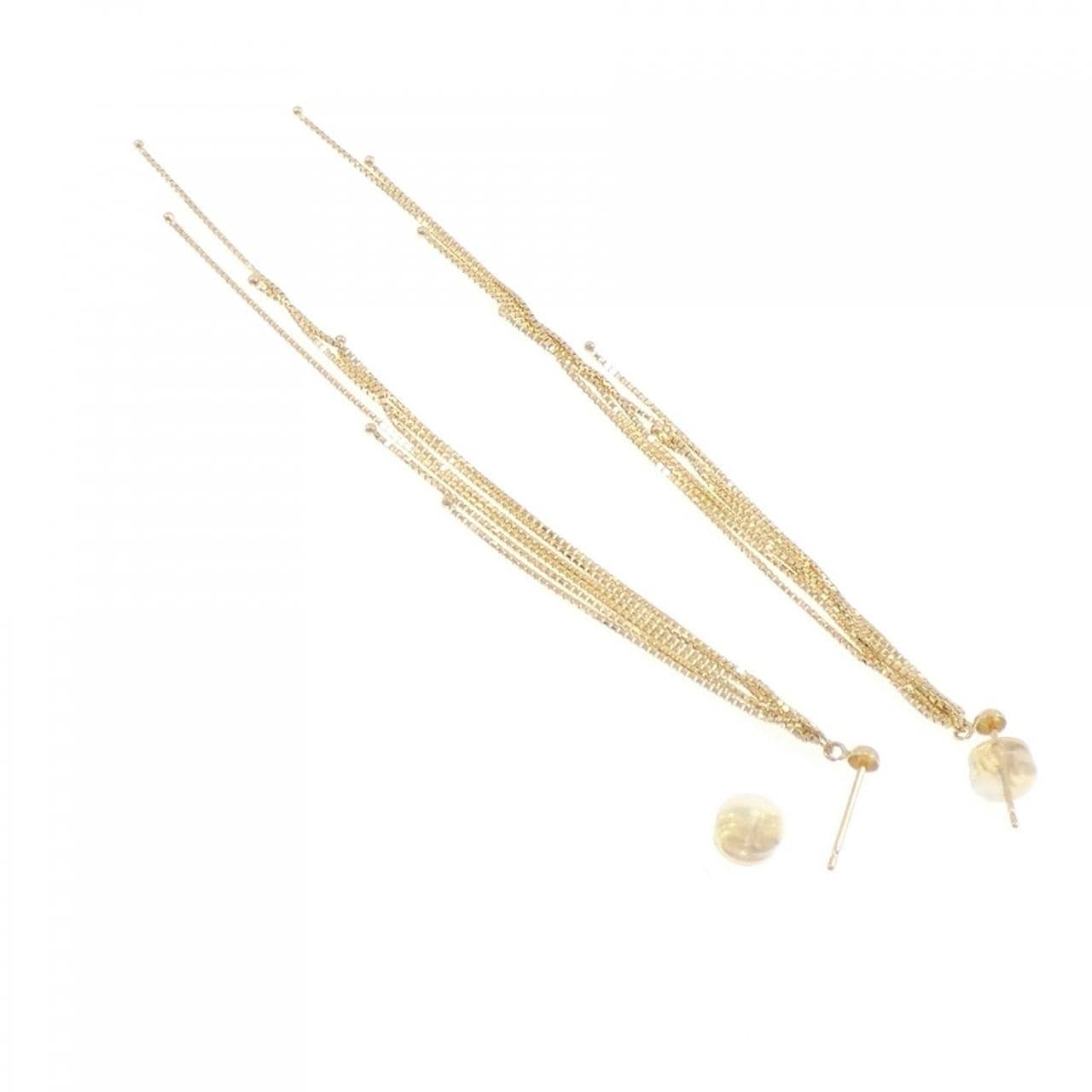 K18YG earrings