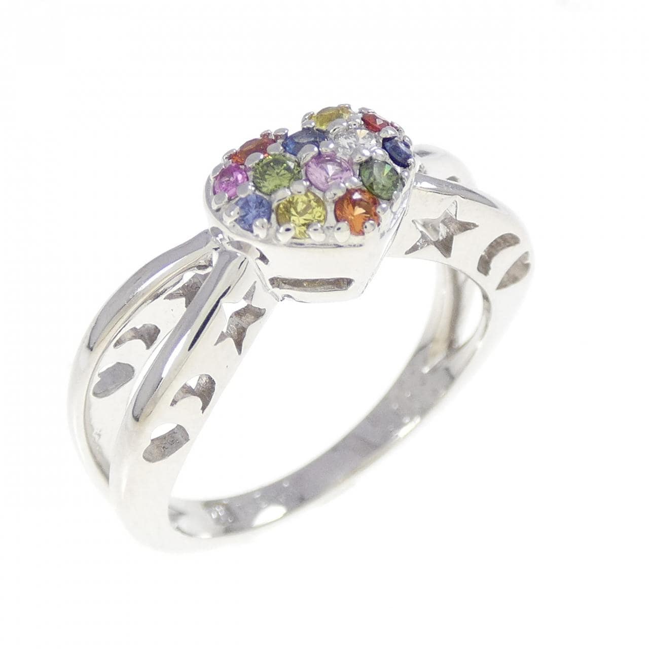 ポンテヴェキオ ハート リング 0.18CT