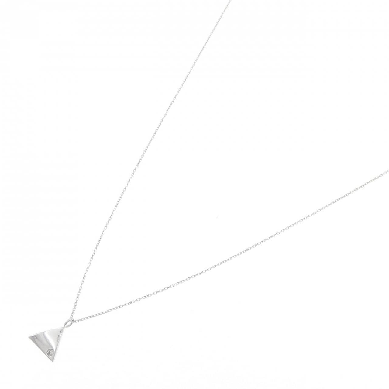 K10WG ダイヤモンド ネックレス 0.01CT