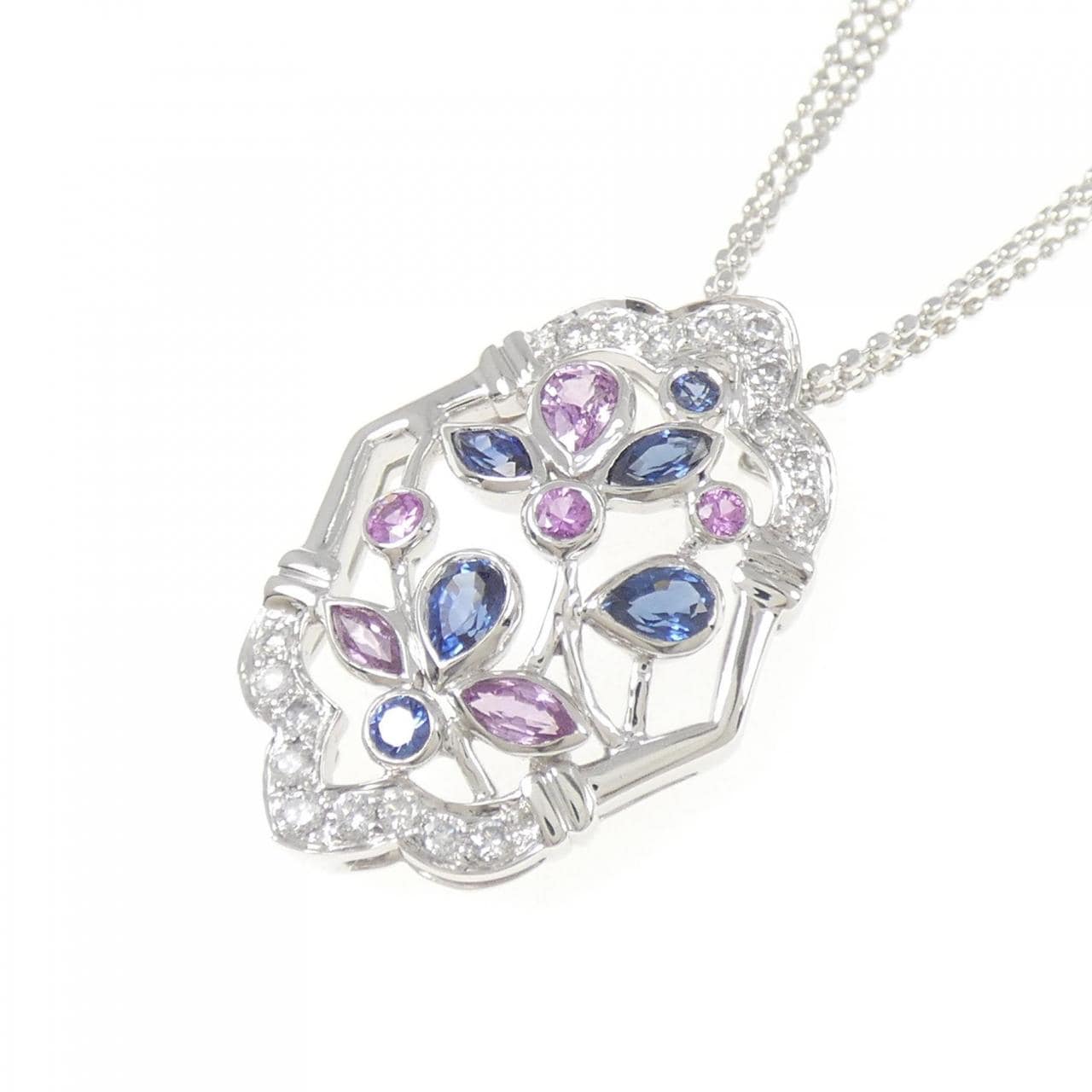 ポーラ サファイヤ ネックレス 0.90CT