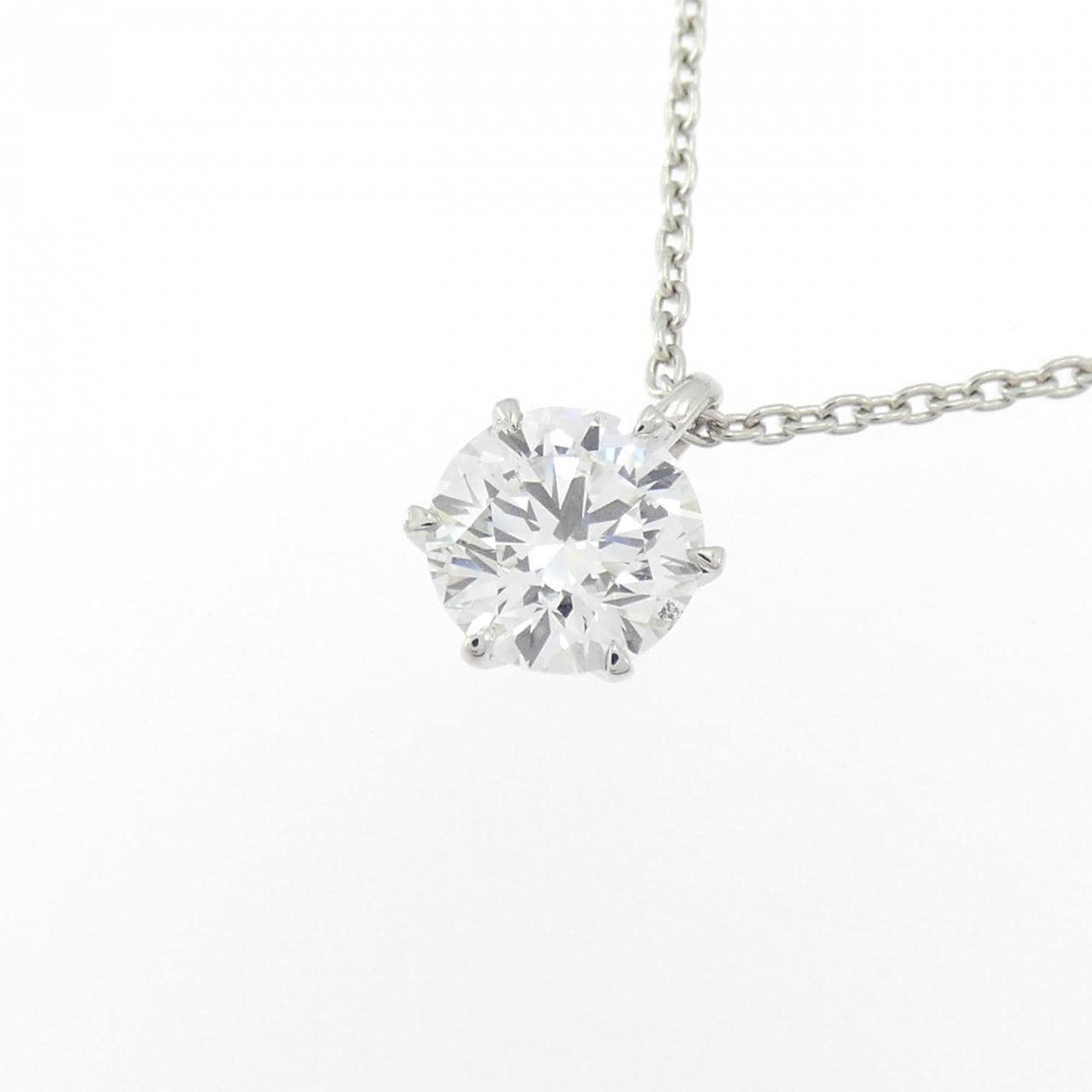【リメイク】PT900/PT850 ダイヤモンド ネックレス 0.712CT D SI1 3EXT