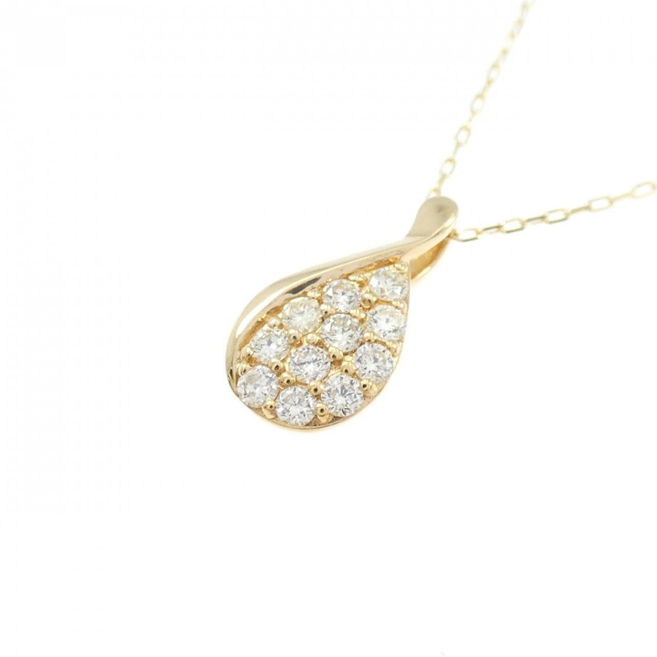 【新品】K18YG ダイヤモンド ネックレス 0.13CT