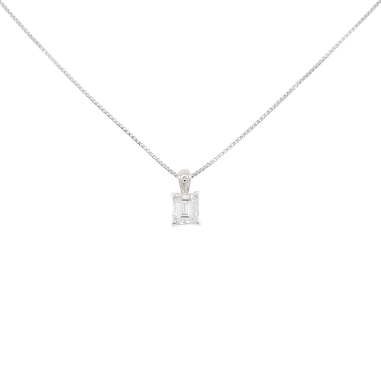 PT950/PT850 ダイヤモンド ネックレス 0.34CT