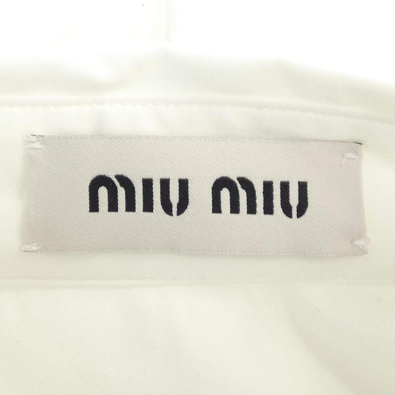 ミュウミュウ MIU MIU MIU MIU ロゴ DNA067 SOOO 10RG シャツ