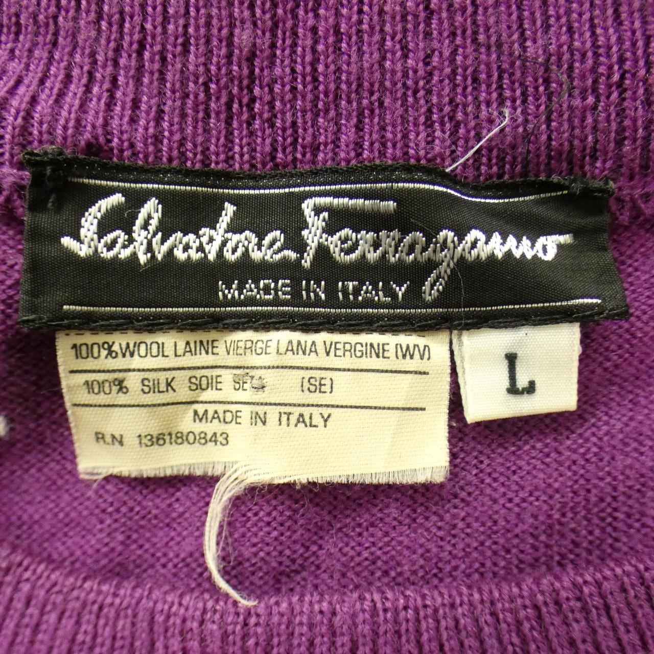 【ヴィンテージ】サルヴァトーレフェラガモ SALVATORE FERRAGAMO トップス