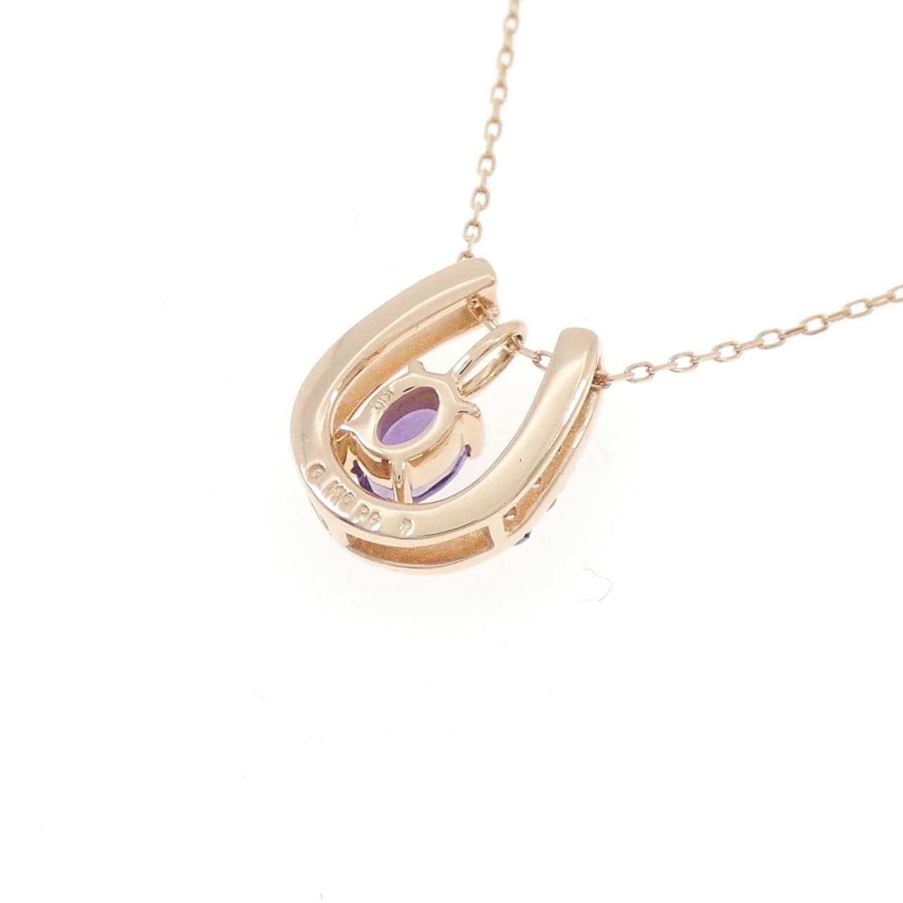 K10PG 2WAY アメジスト ネックレス