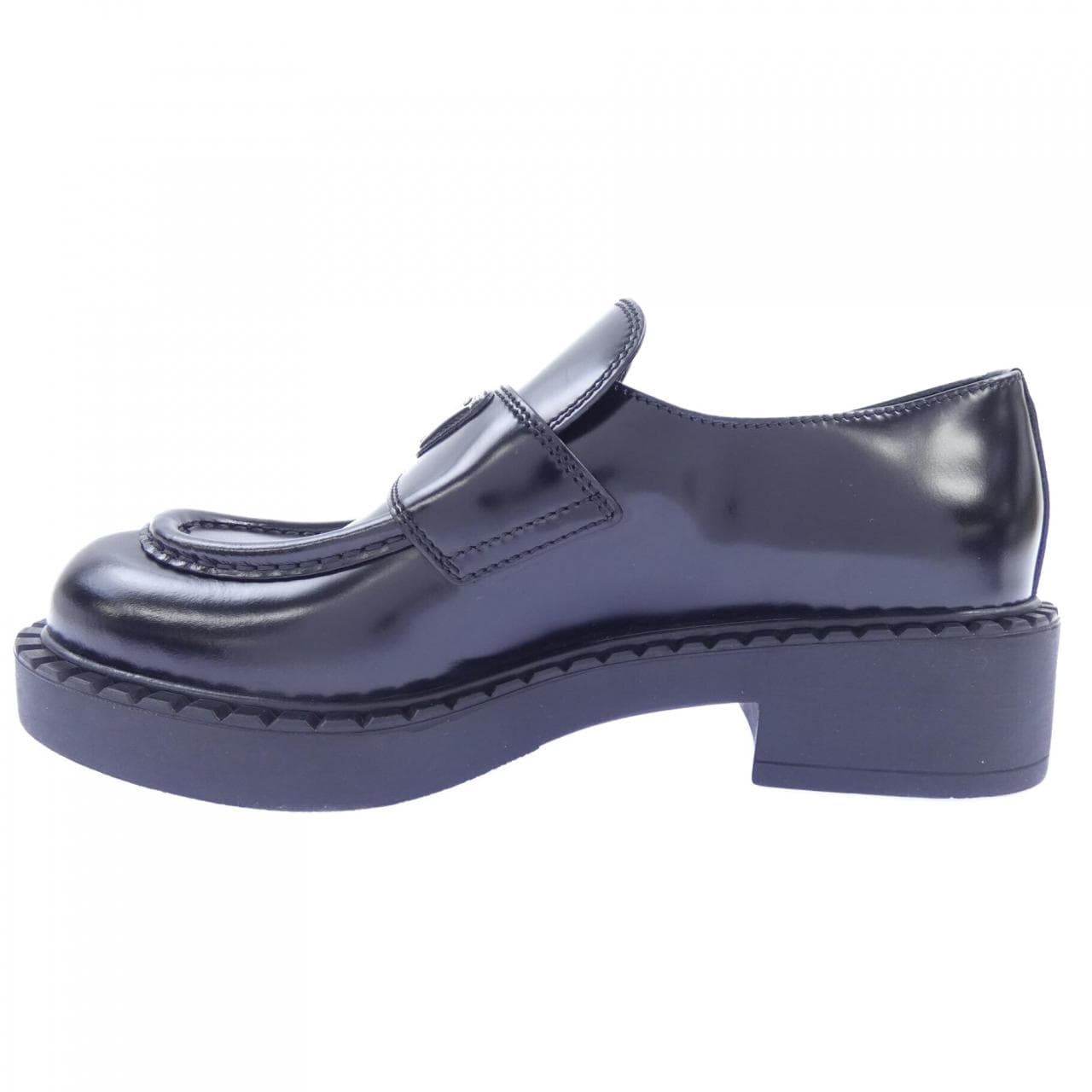 プラダ PRADA チョコレート ローファー トライアングルロゴ 1D246M シューズ