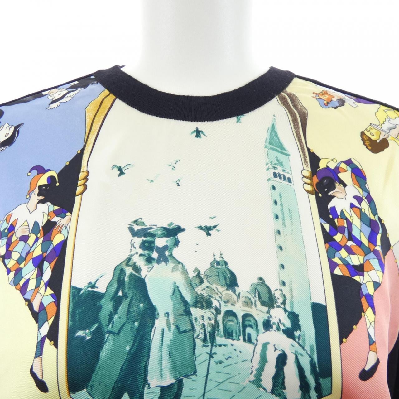 【ヴィンテージ】エルメス HERMES LES CARNAVAL DE VENISE ツイルレーヌ. ニット