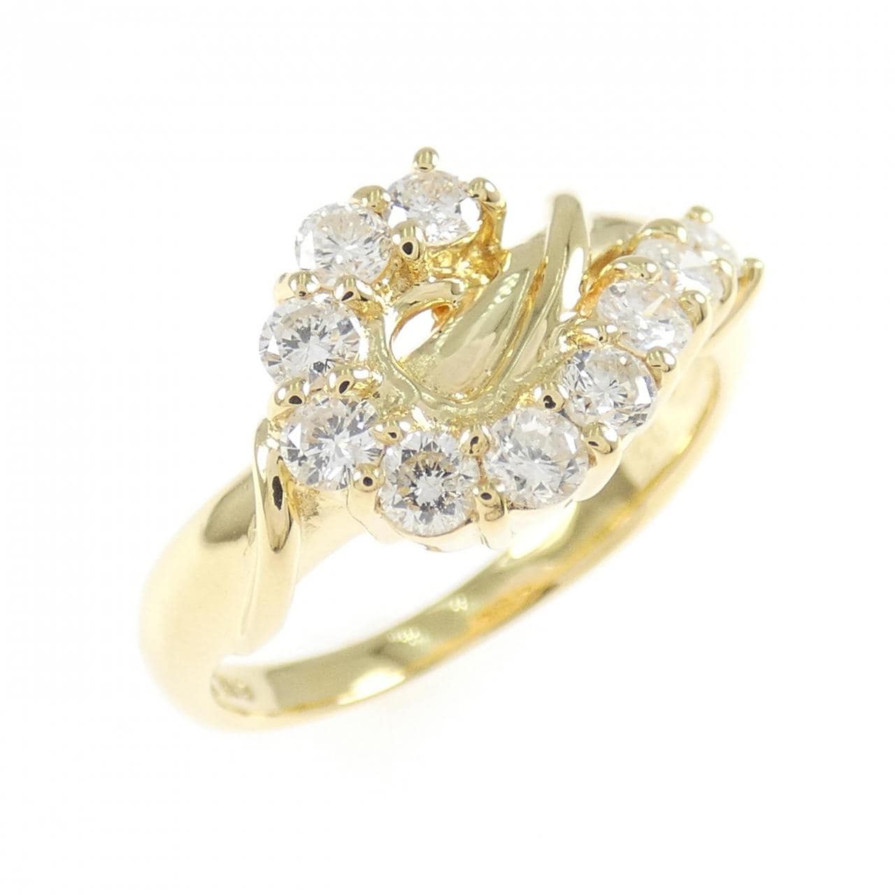 K18YG ダイヤモンド リング 0.51CT