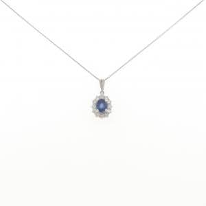 PT/PT850 サファイヤ ネックレス 1.00CT