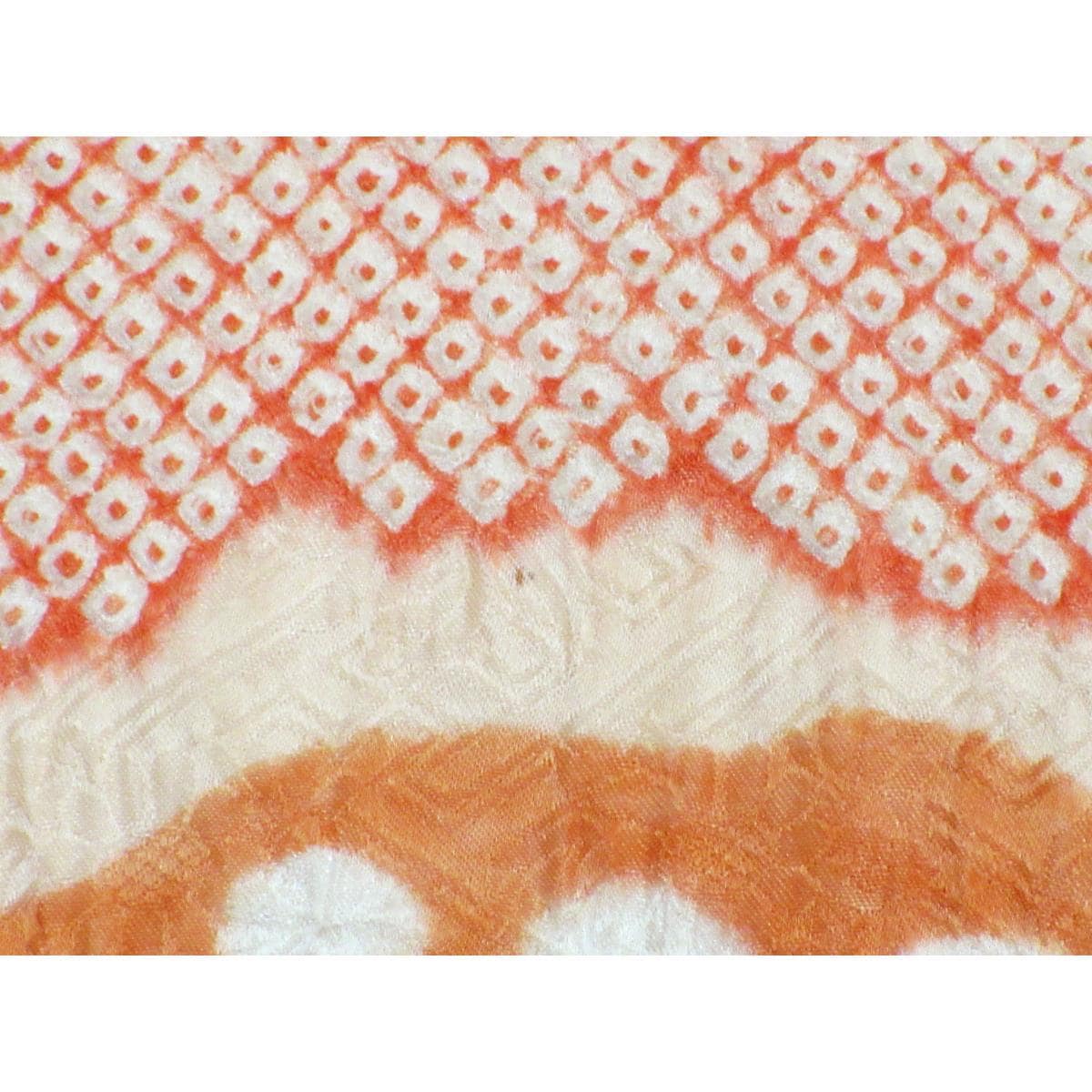 Furisode, all-over tie-dye, gold-leaf finish