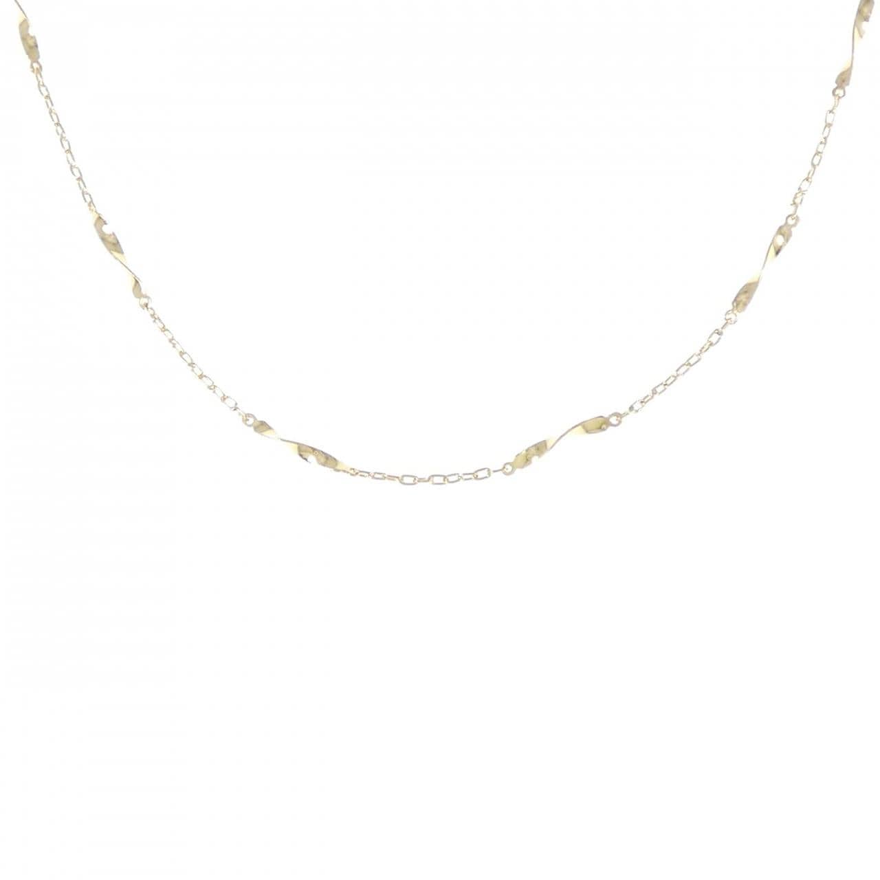 K18YG necklace