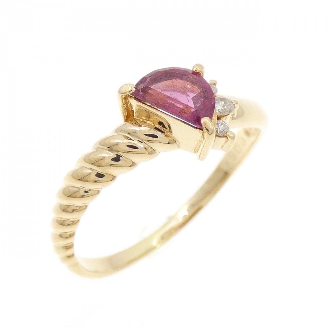 K18YG トルマリン リング