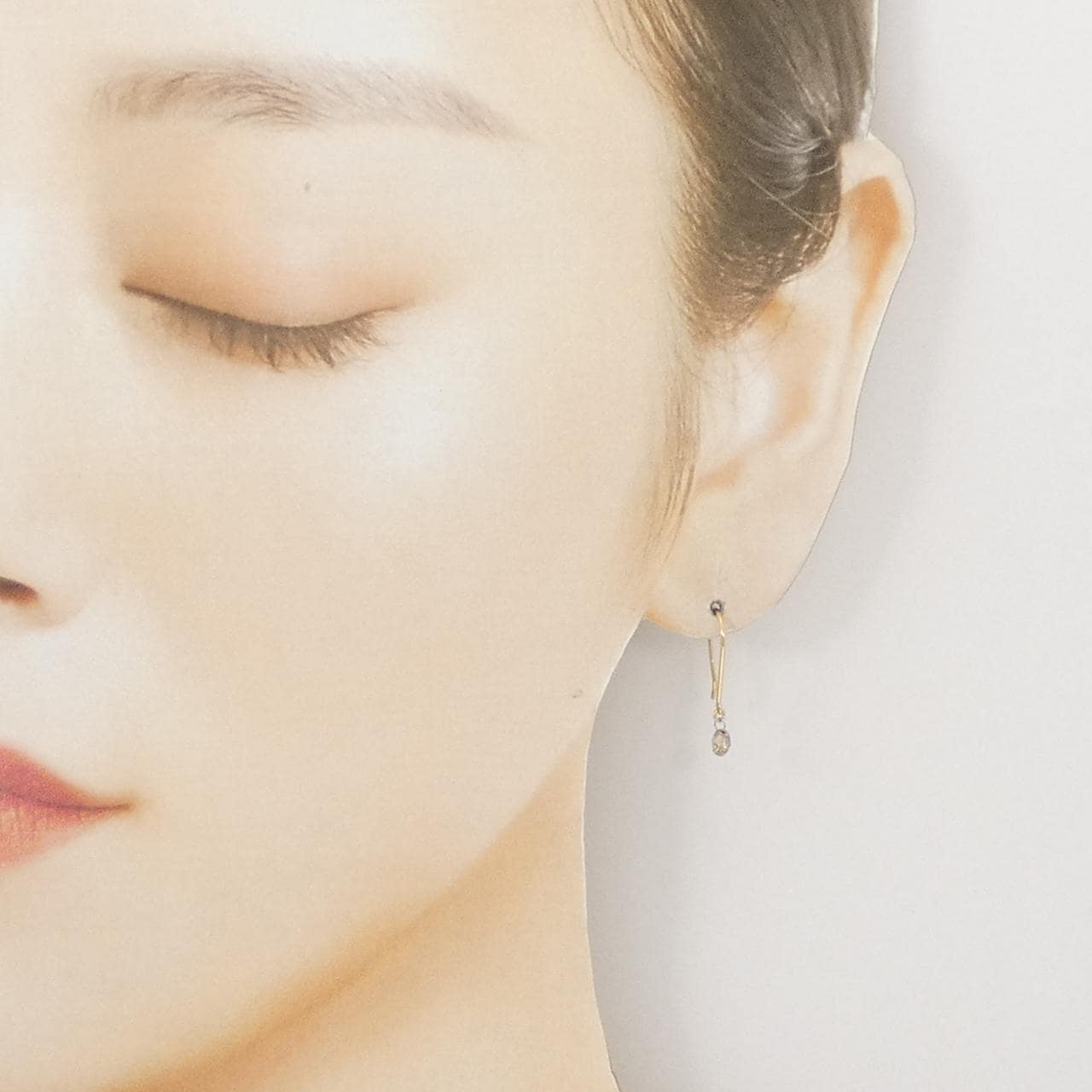 K18YG ダイヤモンド ピアス 0.40CT