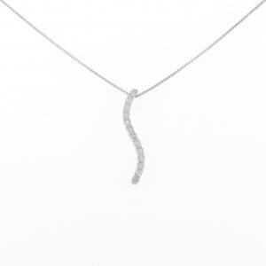 K18WG ダイヤモンド ネックレス 0.25CT