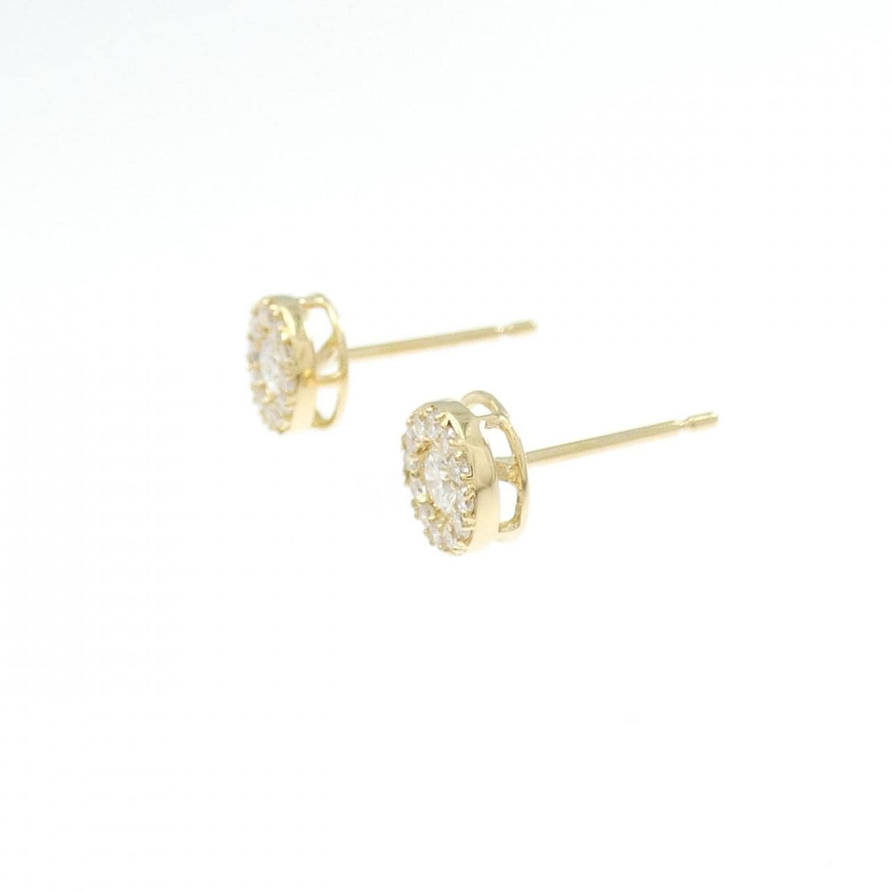 【リメイク】K18YG ダイヤモンド ピアス 0.30CT