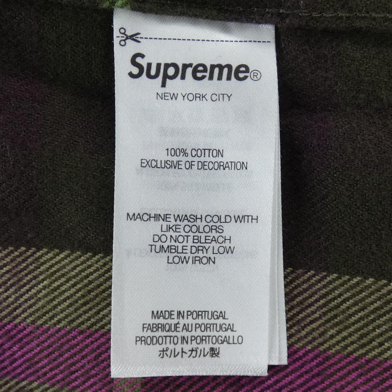 シュプリーム SUPREME PLAID FLANNEL SHIRT シャツ