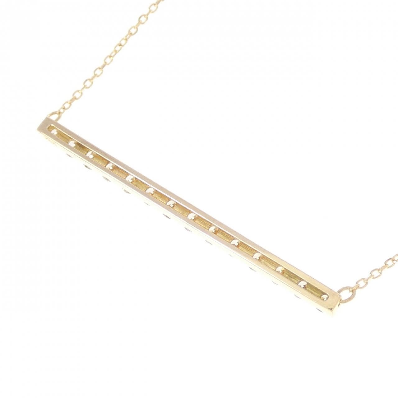 K18YG ダイヤモンド ネックレス 0.28CT