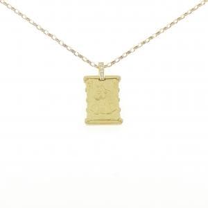 K18YG/K18WG ダイヤモンド ネックレス 0.11CT