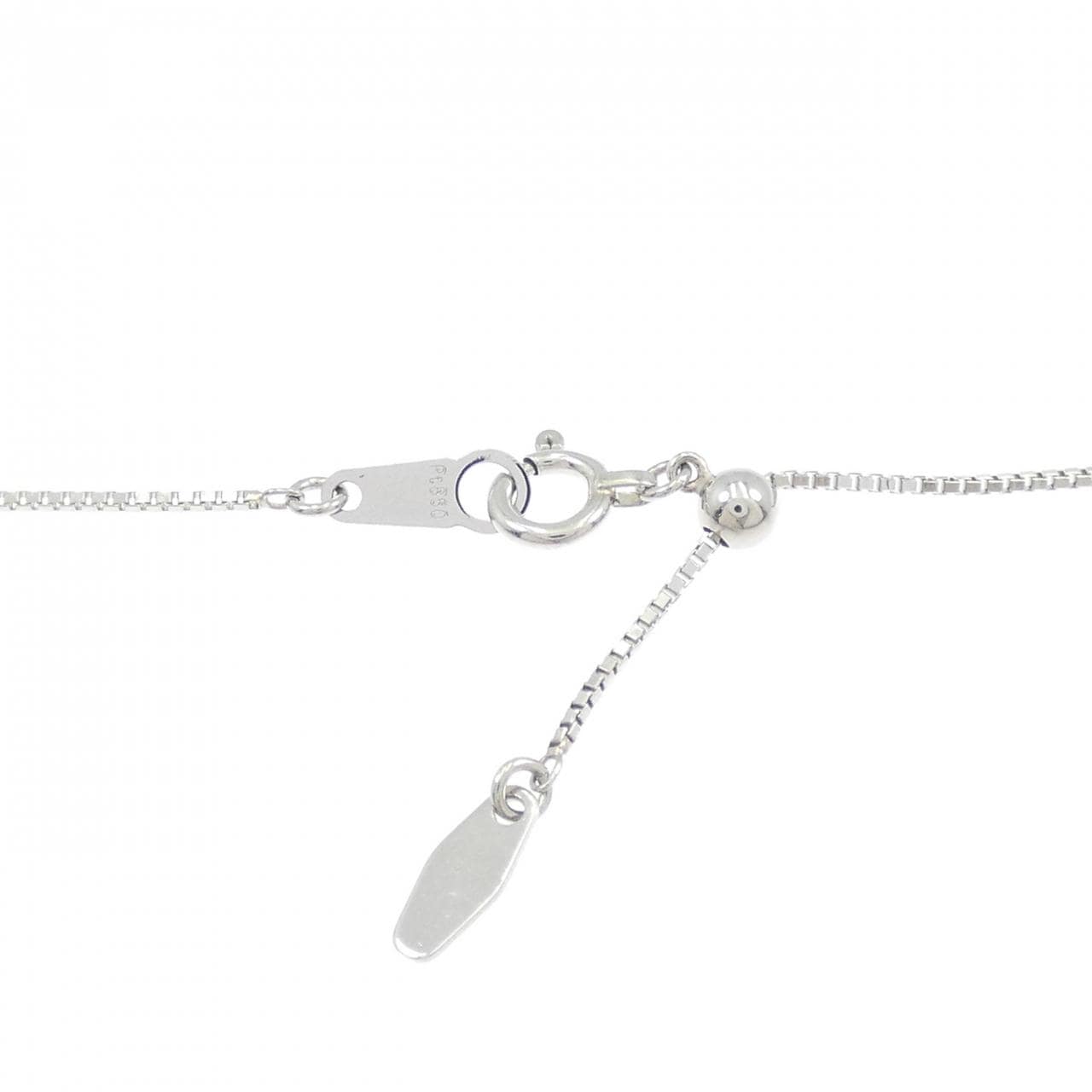 PT900/PT850 ボルダーオパール ネックレス 14.3CT