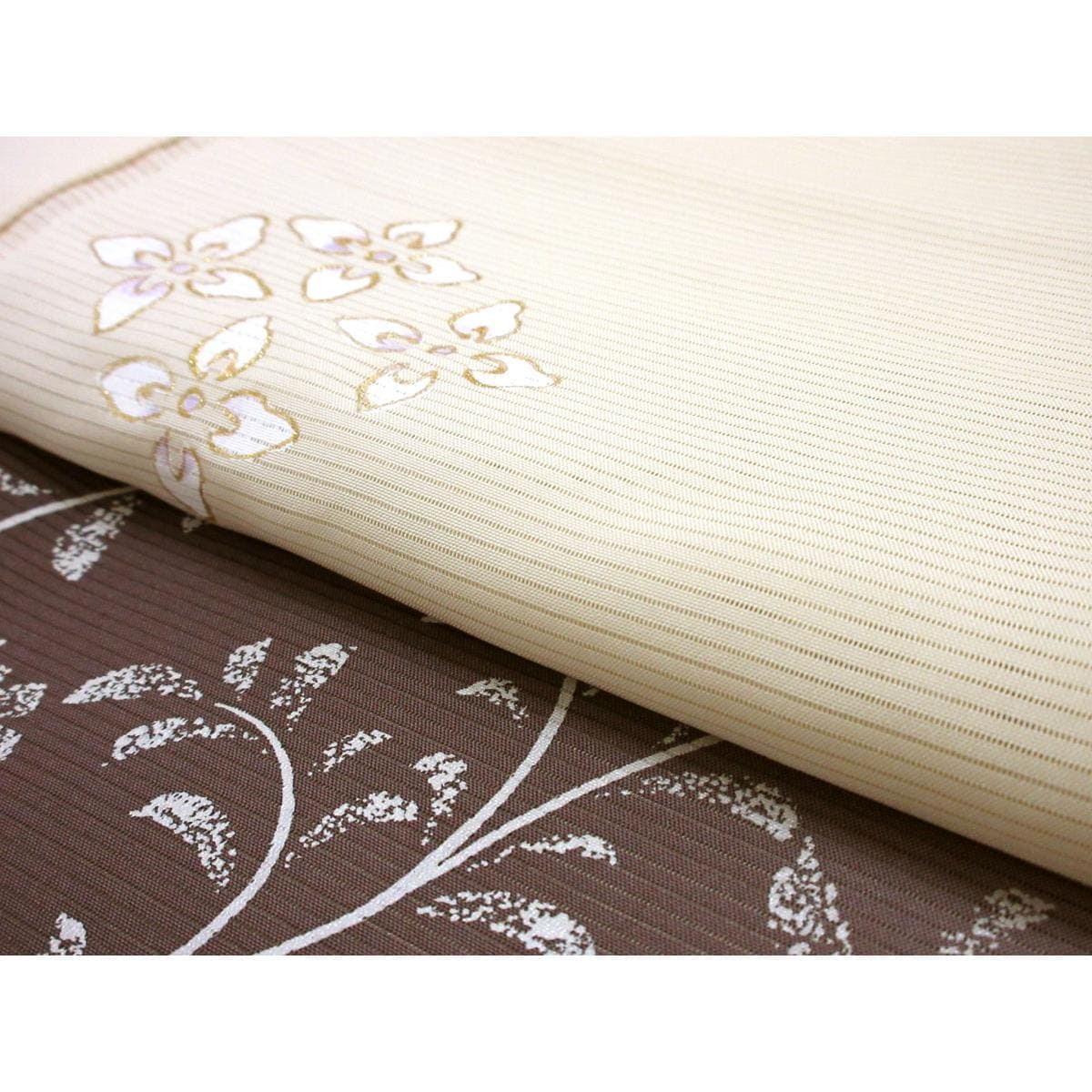 単衣　絽織訪問着　友禅加工ボカシ染　身幅Ｌ寸