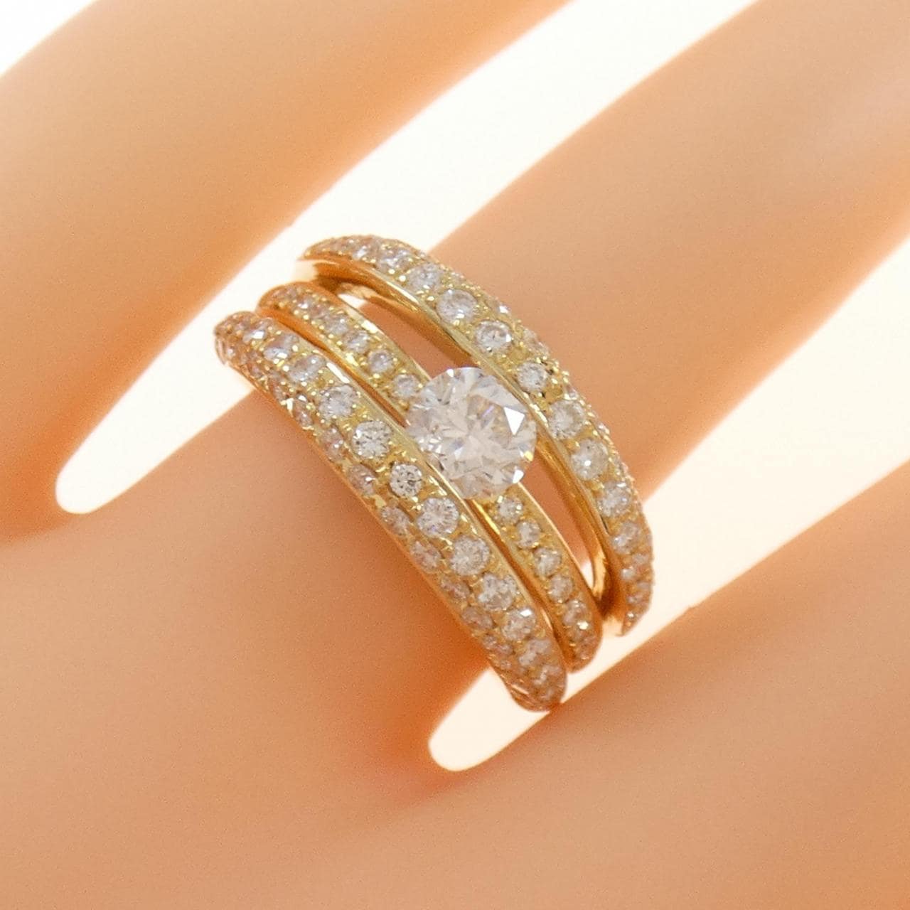 コメ兵｜K18YG ダイヤモンド リング 0.522CT｜ジュエリー｜リング