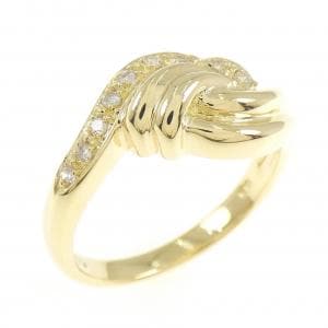 K18YG ダイヤモンド リング 0.09CT