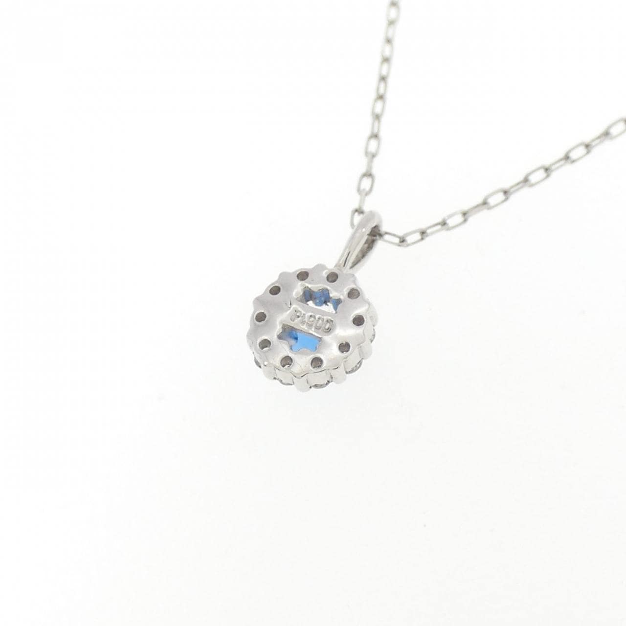 【新品】PT900 アウイナイト ネックレス 0.03CT