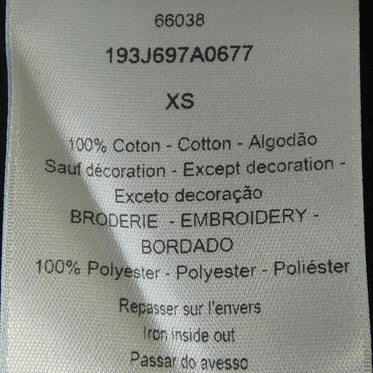 ディオール DIOR 193J697A0677 Tシャツ