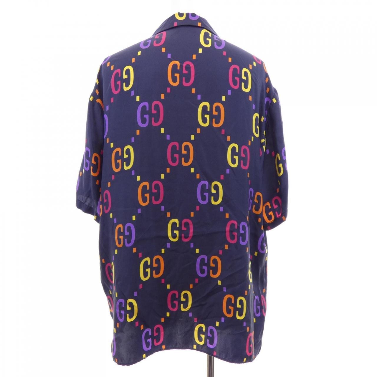 グッチ GUCCI ジャンボGGシルクボーリングシャツ 694124 ZAJOZ S／Sシャツ