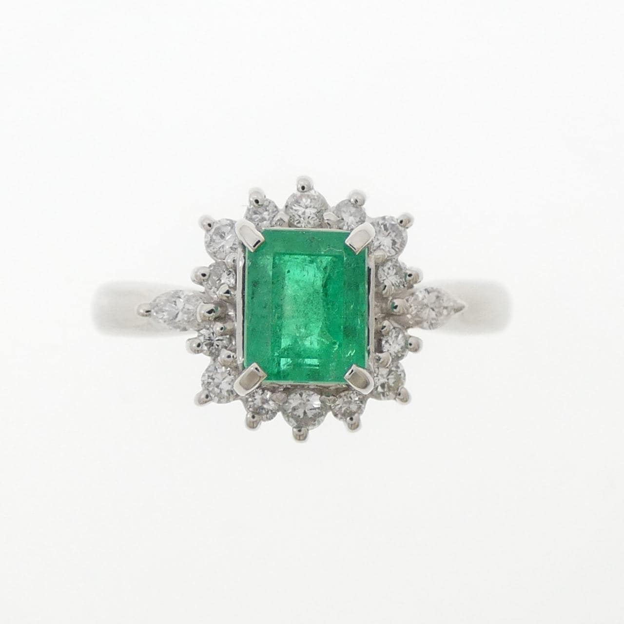 PT900 エメラルド リング 0.78CT