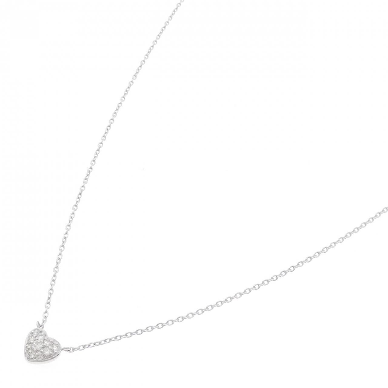 K10WG 心形鑽石項鍊 0.09CT