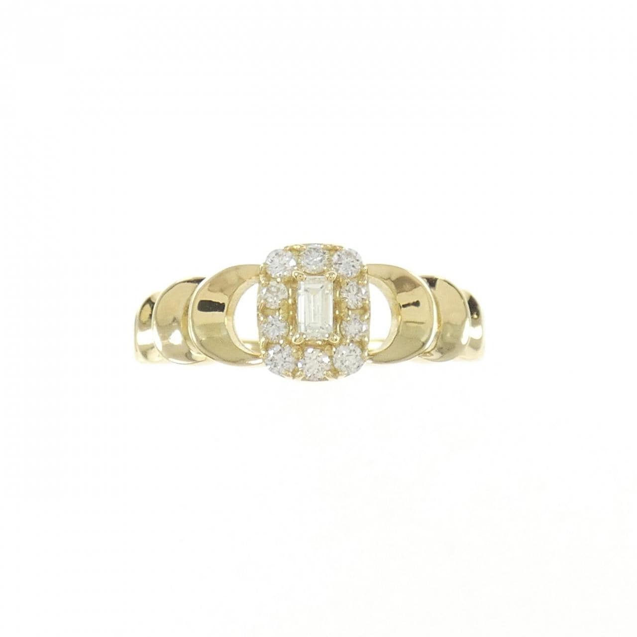 【新品】K18YG ダイヤモンド リング 0.20CT