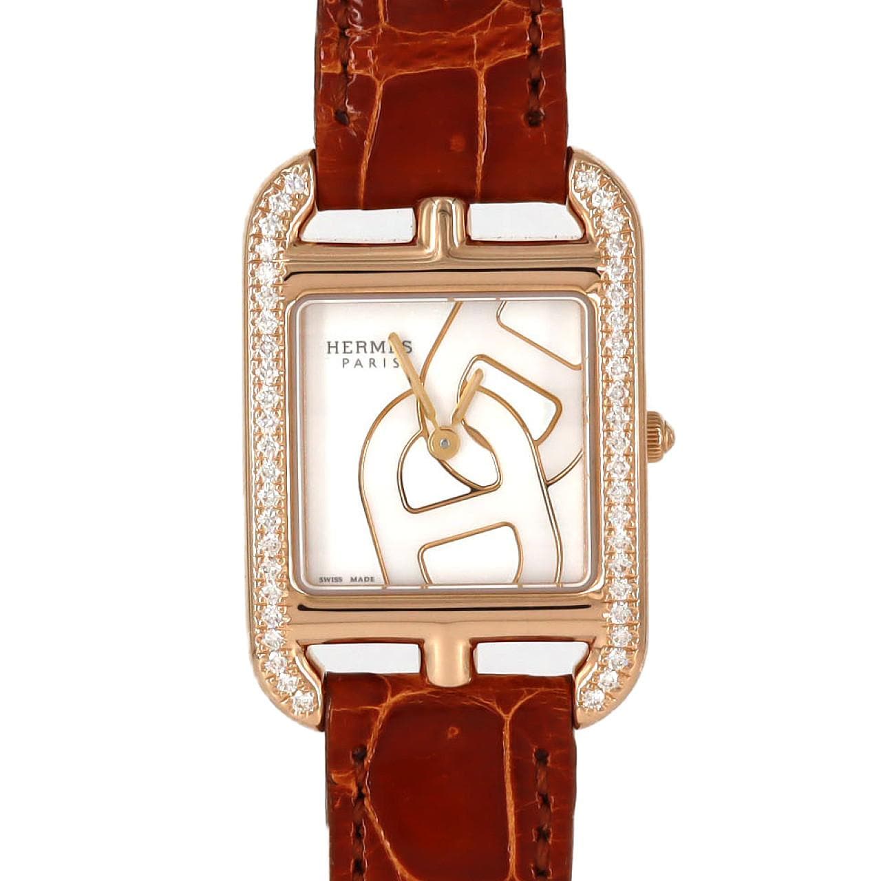 HERMES Cape Cod Chaine d'Ancrejoyer PG/D CC1.371 PG/RG Quartz