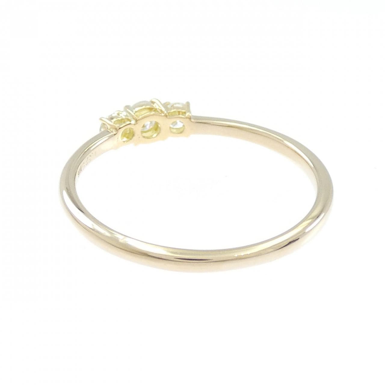 K18YG ダイヤモンド リング 0.325CT