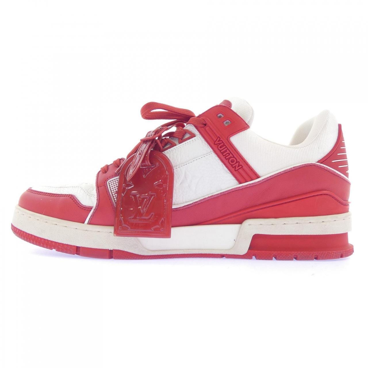 ルイヴィトン LOUIS VUITTON LVトレイナーライン RED スニーカー